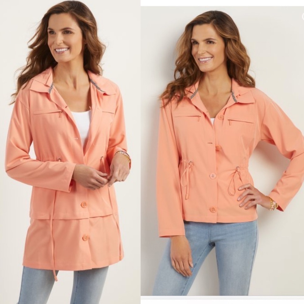 Soft Surroundings Peach Jacket
